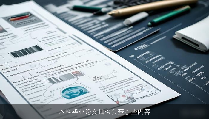 本科毕业论文抽检会查哪些内容