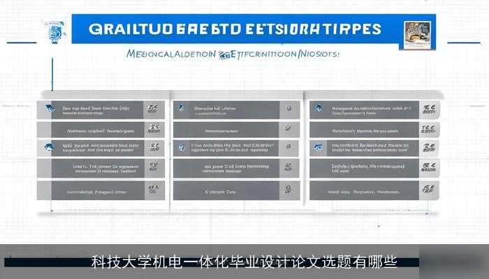 科技大学机电一体化毕业设计论文选题有哪些