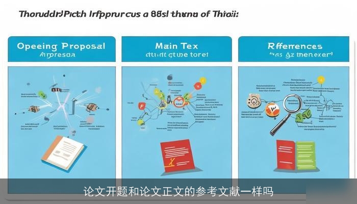 论文开题和论文正文的参考文献一样吗