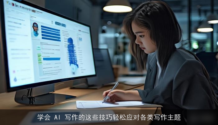 学会 AI 写作的这些技巧轻松应对各类写作主题