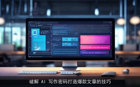 破解 AI 写作密码打造爆款文章的技巧