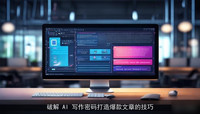 破解 AI 写作密码打造爆款文章的技巧