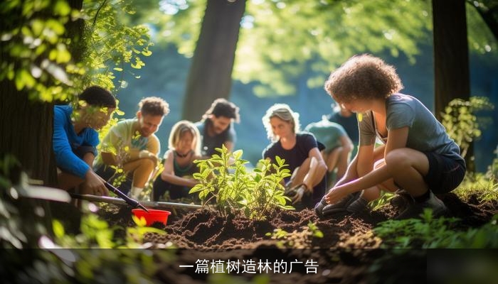 一篇植树造林的广告