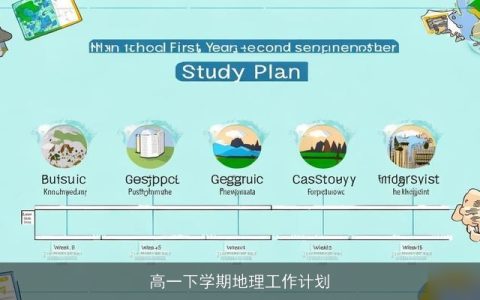 高一下学期地理工作计划