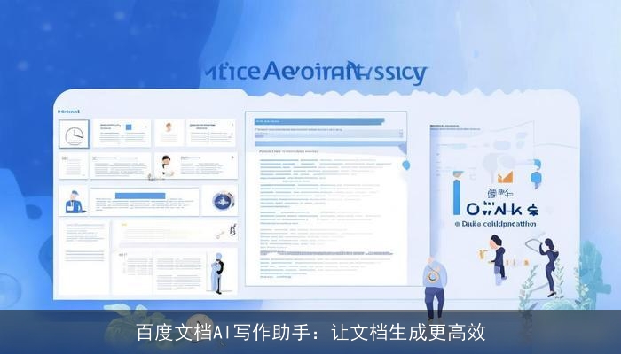百度文档AI写作助手：让文档生成更高效