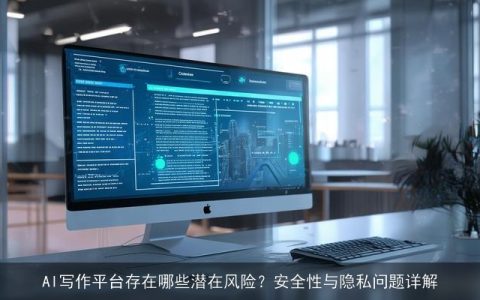AI写作平台存在哪些潜在风险？安全性与隐私问题详解