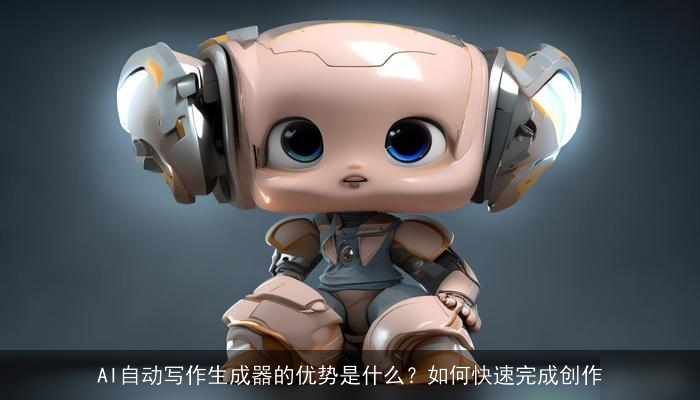 AI自动写作生成器的优势是什么？如何快速完成创作