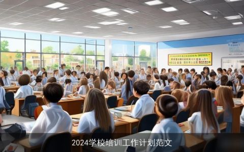 2024学校培训工作计划范文