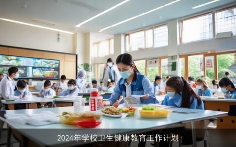 2024年学校卫生健康教育工作计划