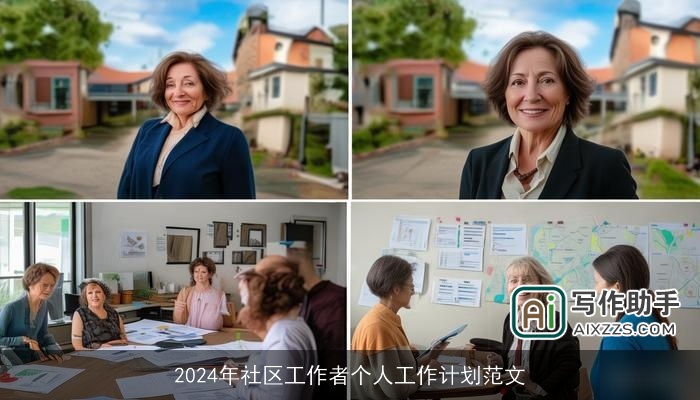 2024年社区工作者个人工作计划范文