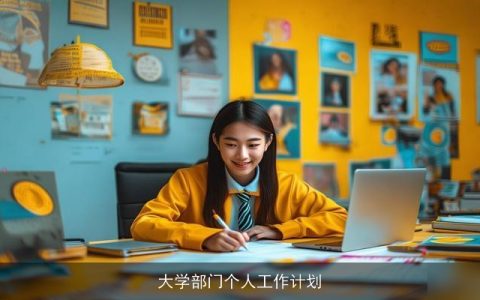 大学部门个人工作计划