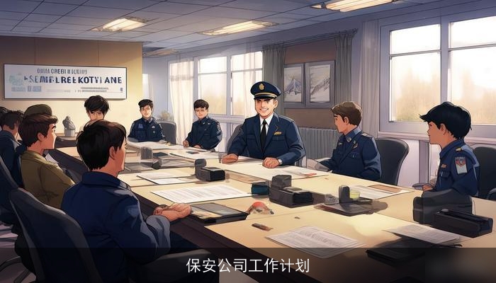 保安公司工作计划