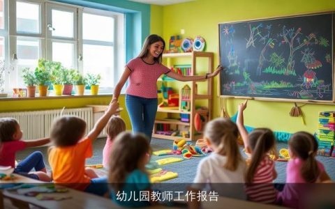 幼儿园教师工作报告