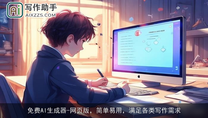 免费AI生成器-网页版，简单易用，满足各类写作需求