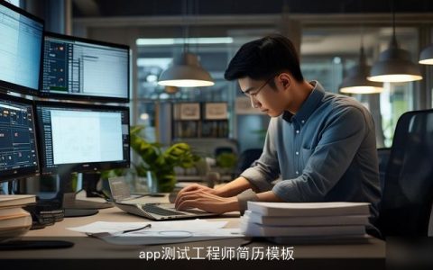 app测试工程师简历模板