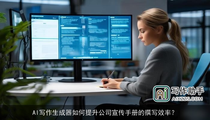 AI写作生成器如何提升公司宣传手册的撰写效率？