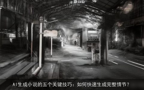 AI生成小说的五个关键技巧：如何快速生成完整情节？