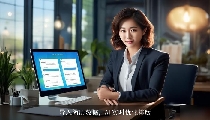 导入简历数据，AI实时优化排版