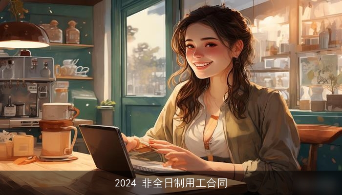 2024 非全日制用工合同