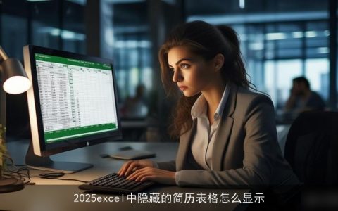 2025excel中隐藏的简历表格怎么显示