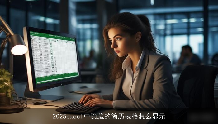 2025excel中隐藏的简历表格怎么显示