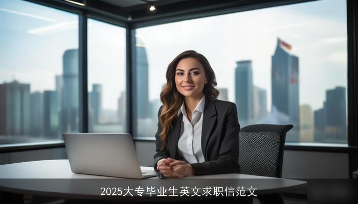 2025大专毕业生英文求职信范文