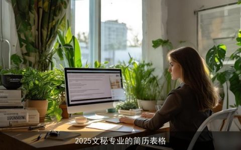 2025文秘专业的简历表格