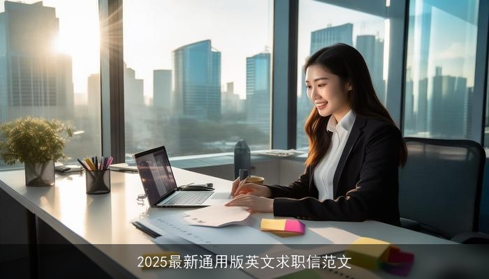 2025最新通用版英文求职信范文