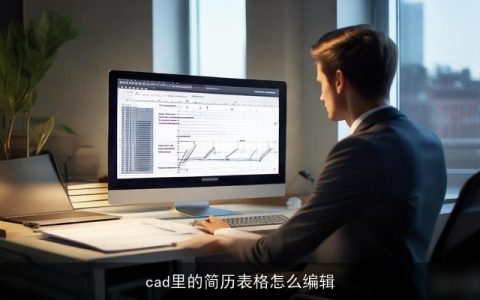 cad里的简历表格怎么编辑