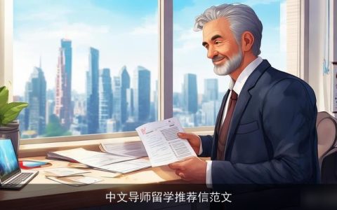 中文导师留学推荐信范文