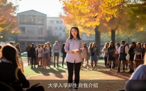 大学入学新生自我介绍