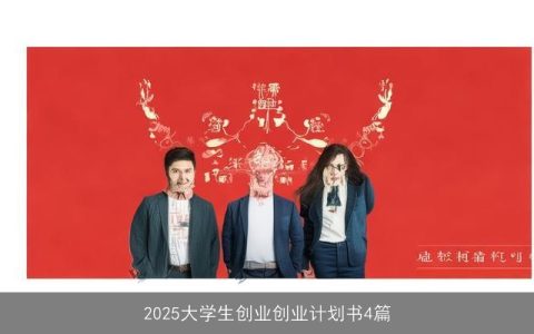 2025大学生创业创业计划书4篇