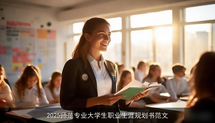 2025师范专业大学生职业生涯规划书范文