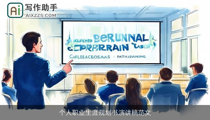 个人职业生涯规划书演讲稿范文