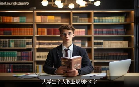 大学生个人职业规划800字