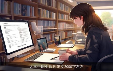 大学生职业规划范文2000字左右