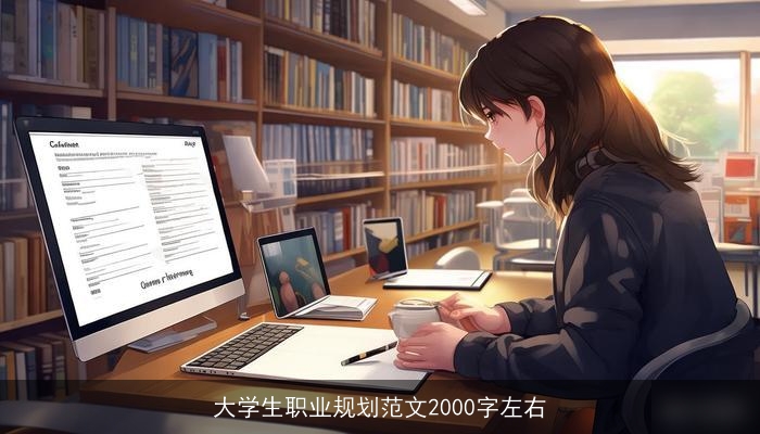 大学生职业规划范文2000字左右