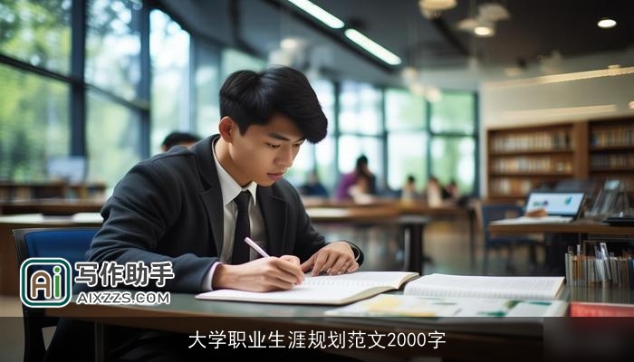 大学职业生涯规划范文2000字