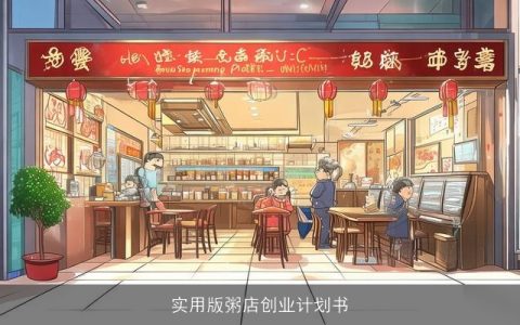 实用版粥店创业计划书