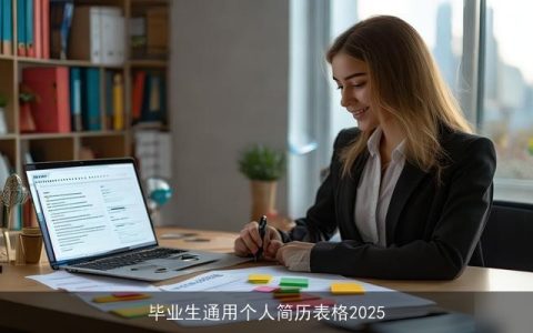 毕业生通用个人简历表格2025