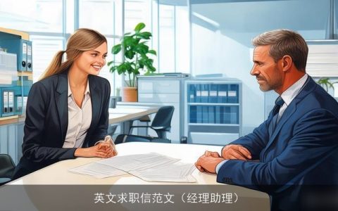 英文求职信范文（经理助理）