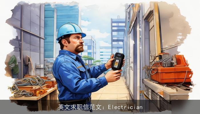 英文求职信范文：Electrician