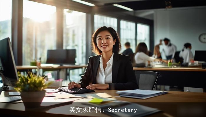 英文求职信：Secretary