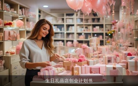 生日礼品店创业计划书