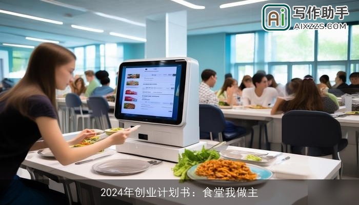 2024年创业计划书：食堂我做主