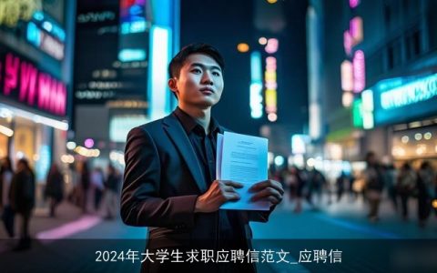 2024年大学生求职应聘信范文_应聘信