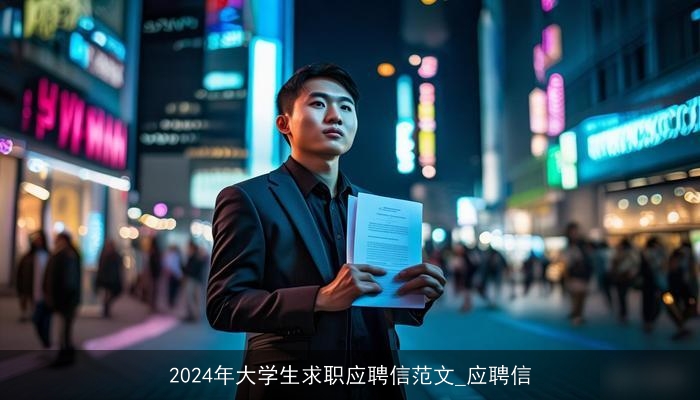 2024年大学生求职应聘信范文_应聘信