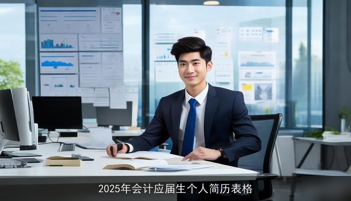 2025年会计应届生个人简历表格