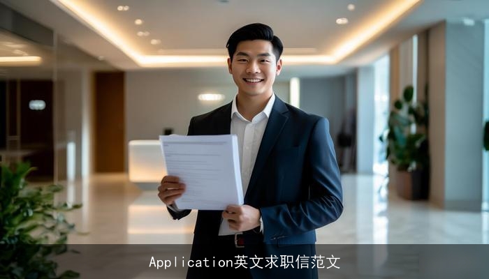 Application英文求职信范文