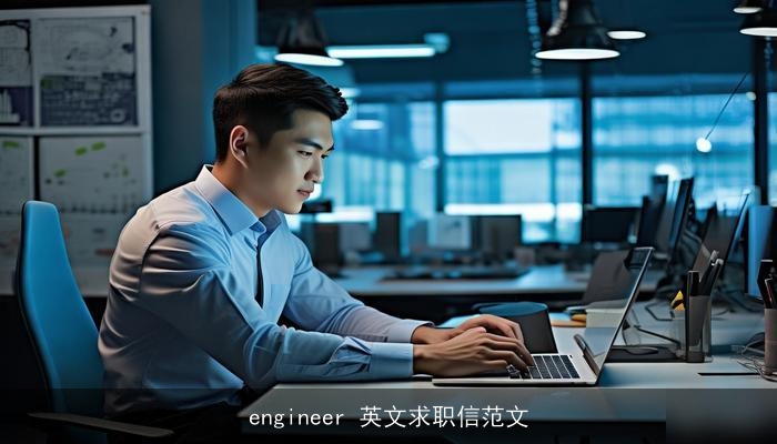 engineer 英文求职信范文